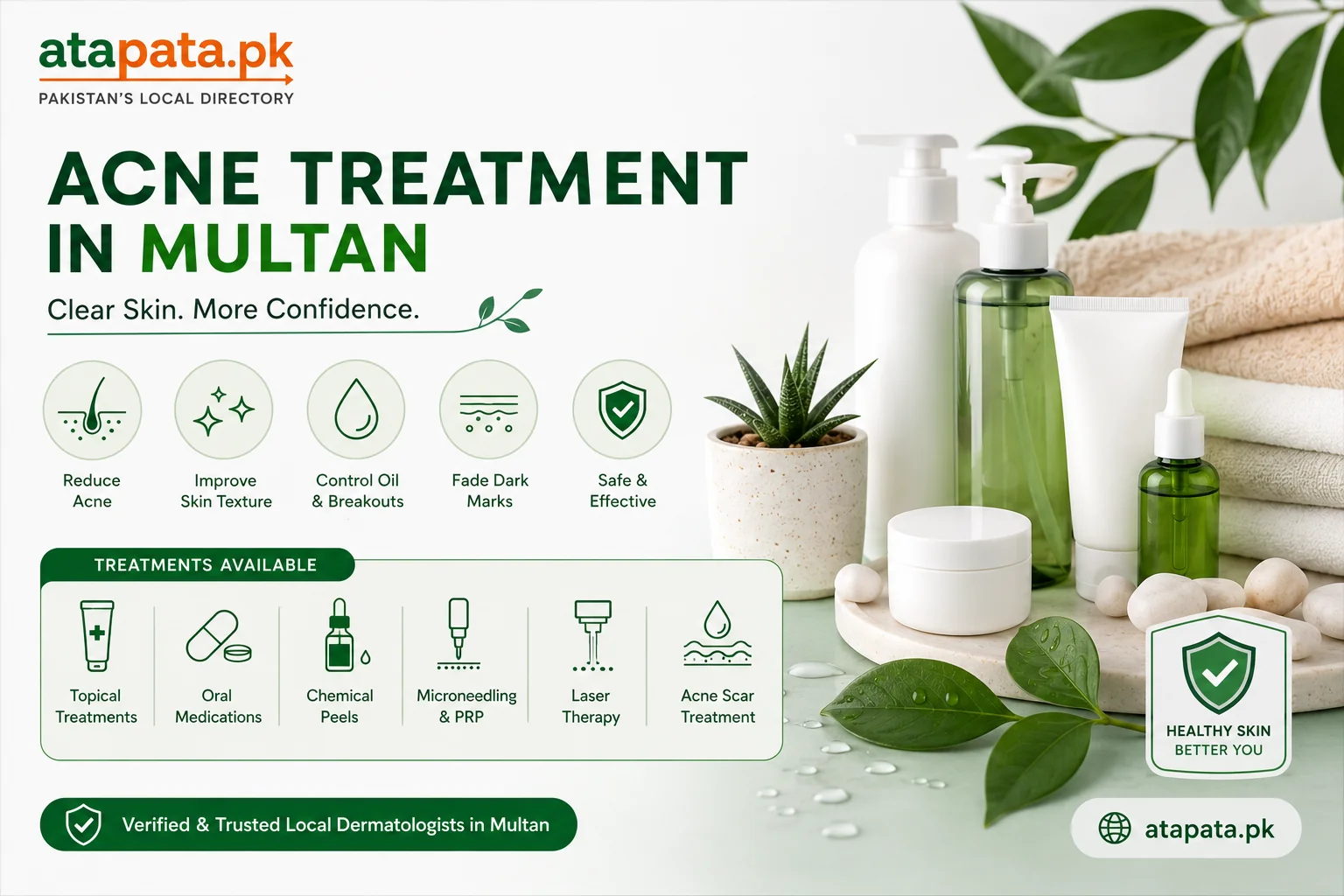 Acne Treatment in Multan: Best Dermatologists, Costs & Acne Scar Removal (2026 Guide)
