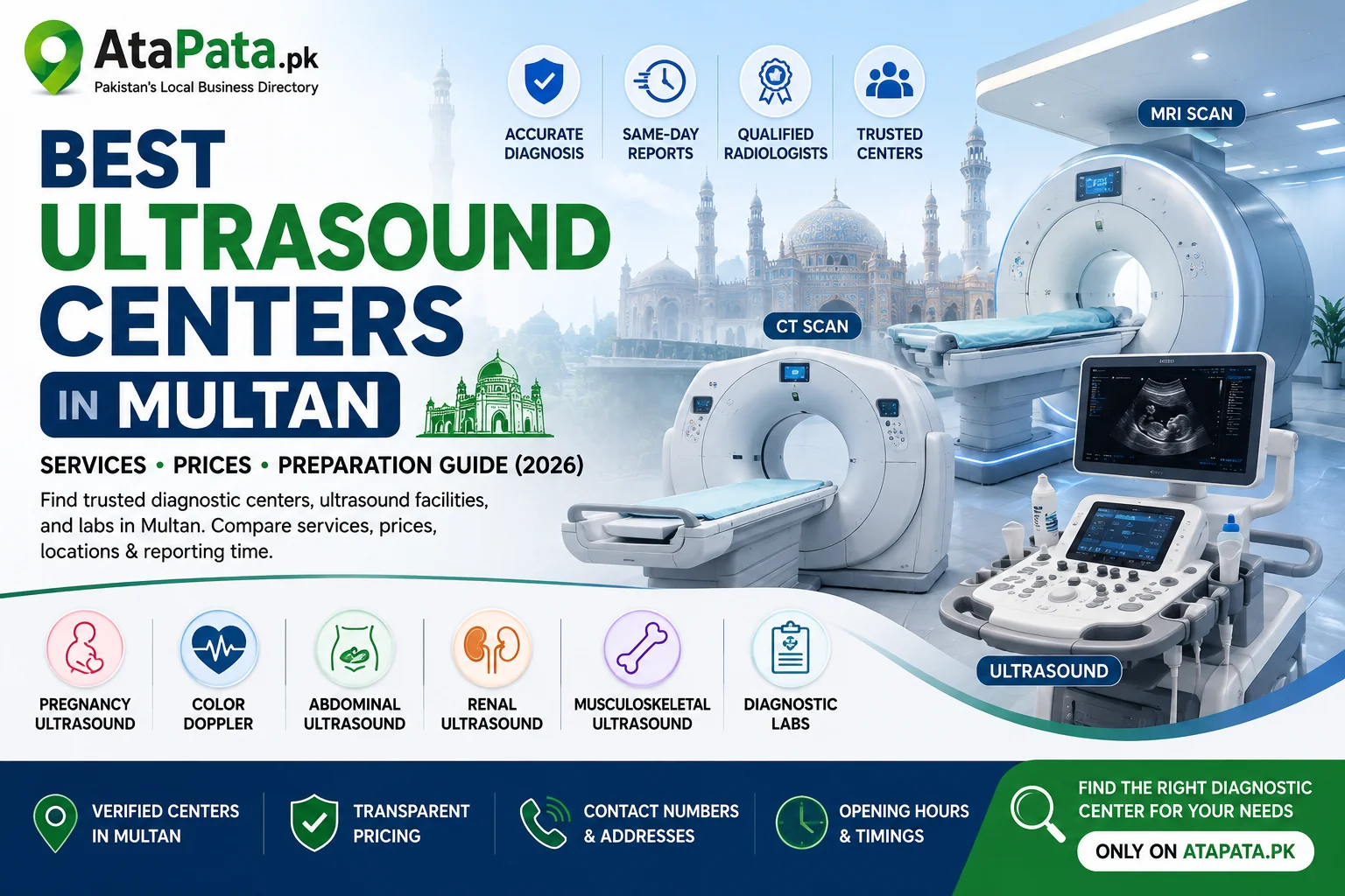 Best Ultrasound Centers in Multan: Services, Prices & How to Choose