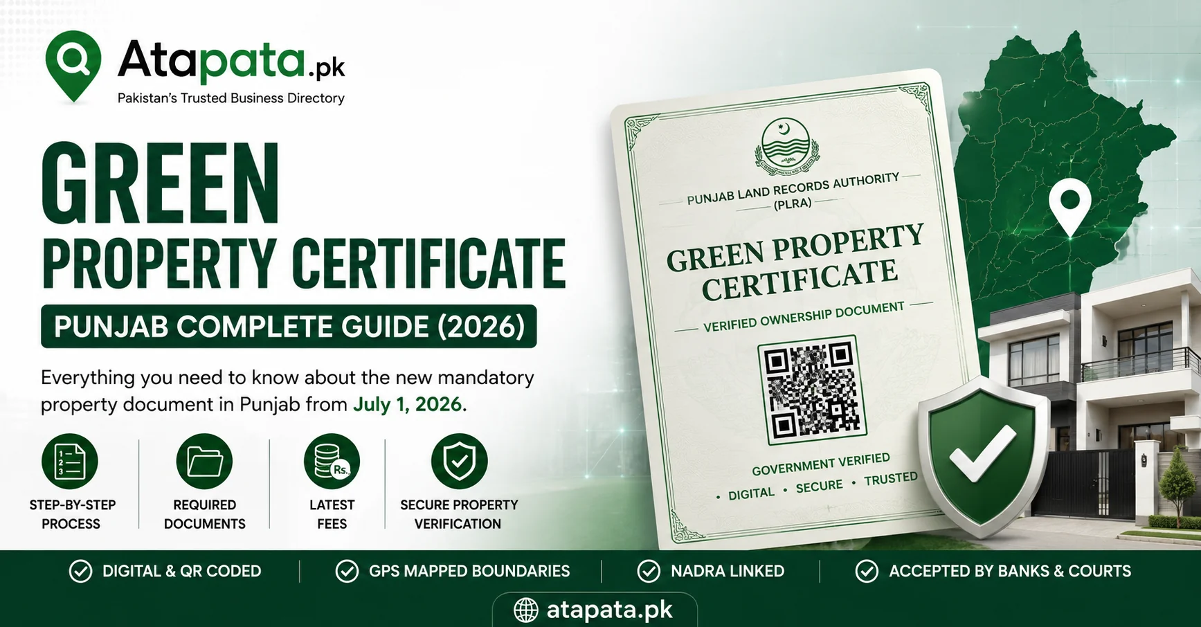 Green Property Certificate Punjab: Complete Guide 2026