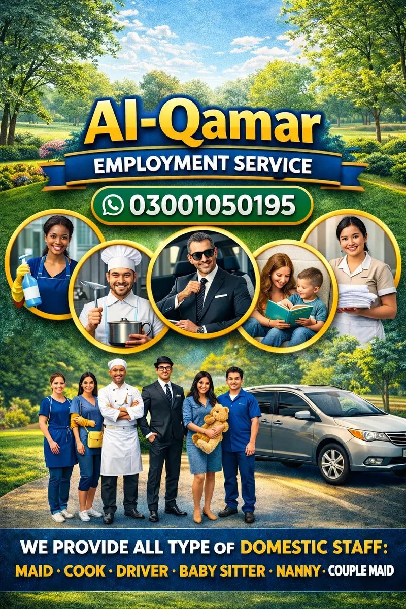 Maids / House Maids / Chef / House Cook / Baby Sitter Maid Available