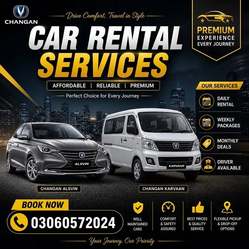 Changan Karvaan Rental