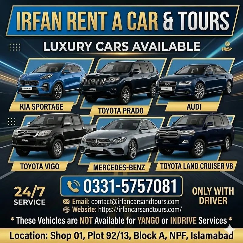 Irfan Rent A Car & Tours