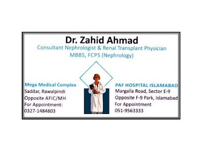 Dr. Consultant Nephrologist & Renal Transplant Physician
