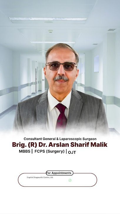 Dr. Brig (R) Arslan Sharif Malik - Capital Diagnostic Centre