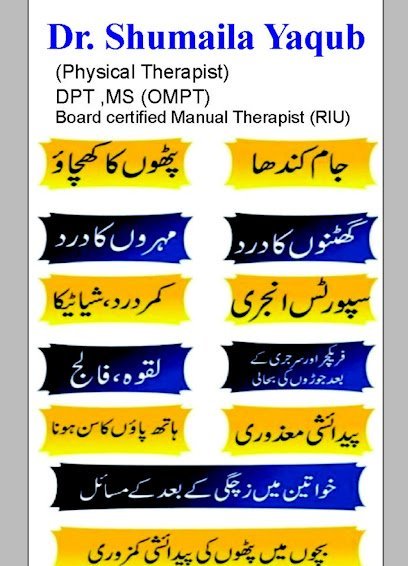 Dr Shumaila ( Physical Therapist+ Fitness Trainer)