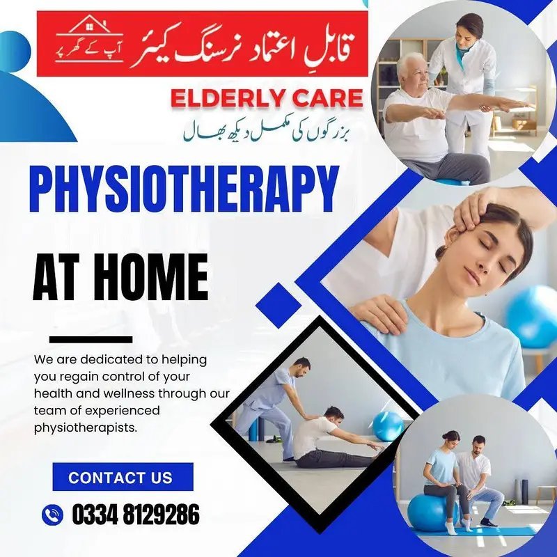 Male Nurse Female Nurse Patient Attendant Physiotherapist At Home