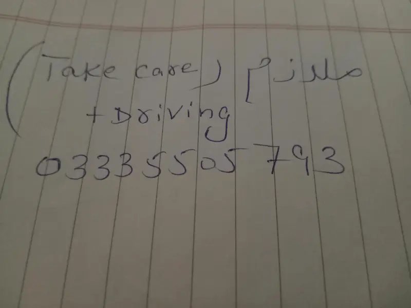 Care Taker Male Driver