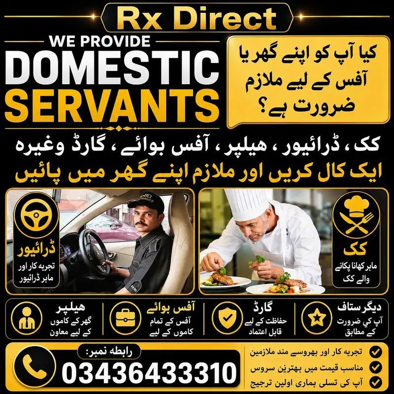 We Are Providing All Kinds Of Domestic Staff
