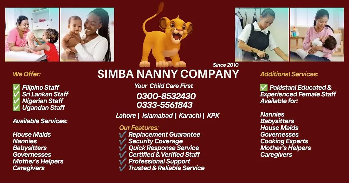 Babysitter, Maids, Nanny, Patient Care