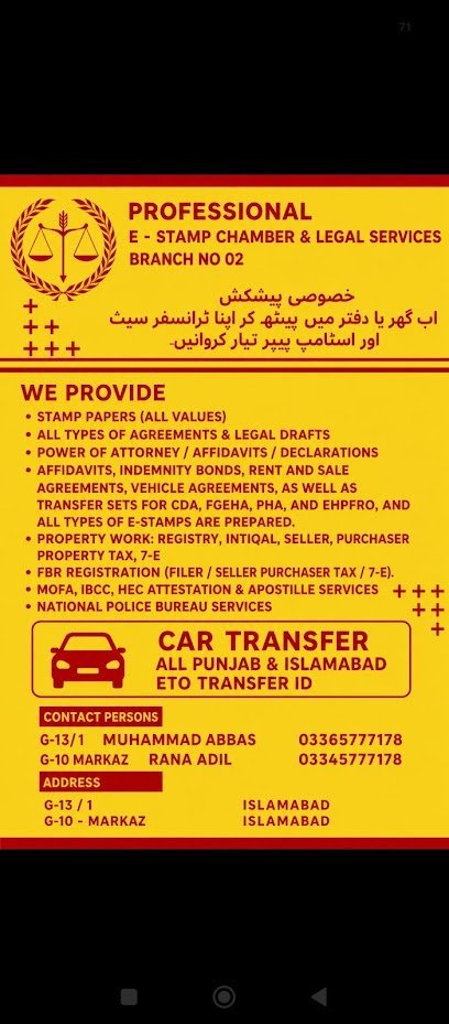 Professional E Stamp Paper & Property Document Consultant
