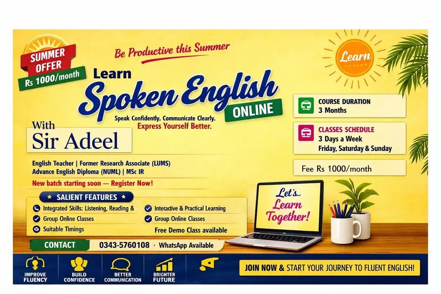 Online Spoken English Course