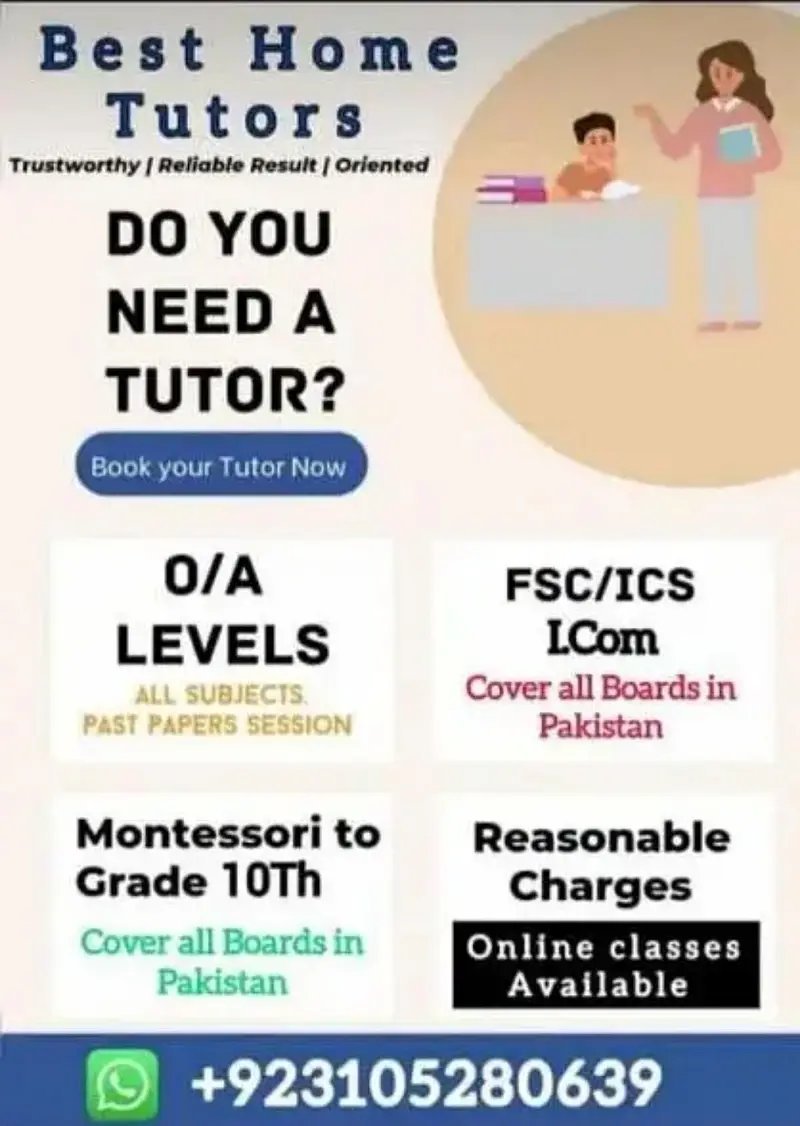 Best Home Tutors And Online Tutors