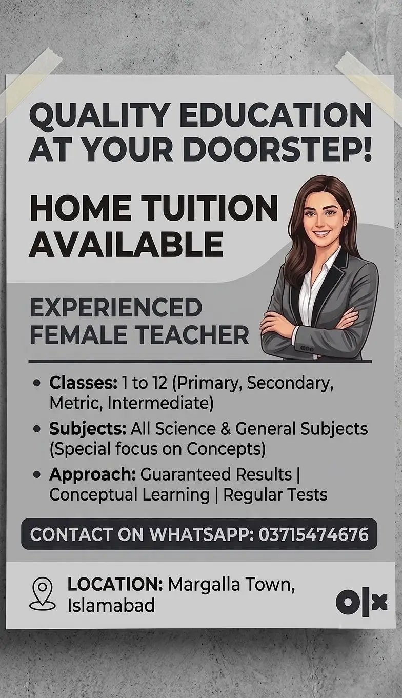 Professional Female Teacher
