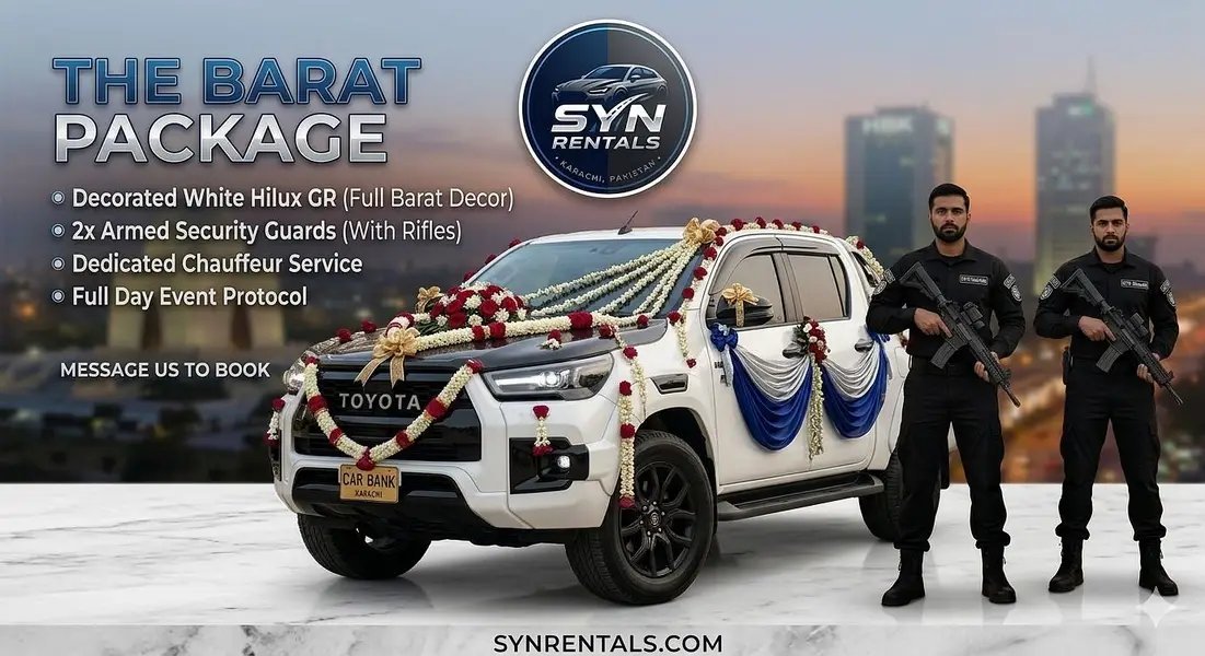 Rent A Car - Revo - Self Drive - Shadi - Barat - Karachi