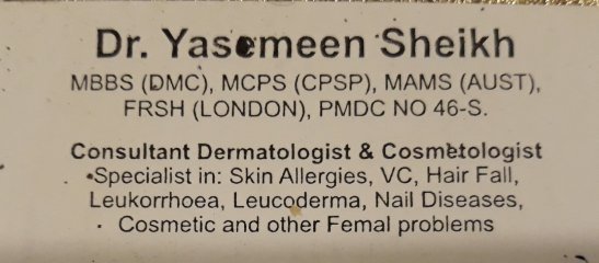 Dr Yasmeen Sheikh