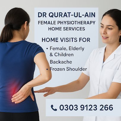 Dr.Qurat-Ul-Ain | Female Physio Home Visits- Shah Faisal Colony No.3