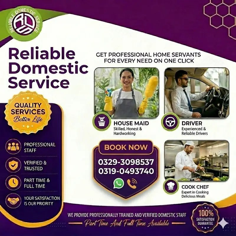 Reliable Domestic Services