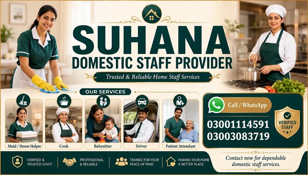 Suhana Domestic Staff Provider
