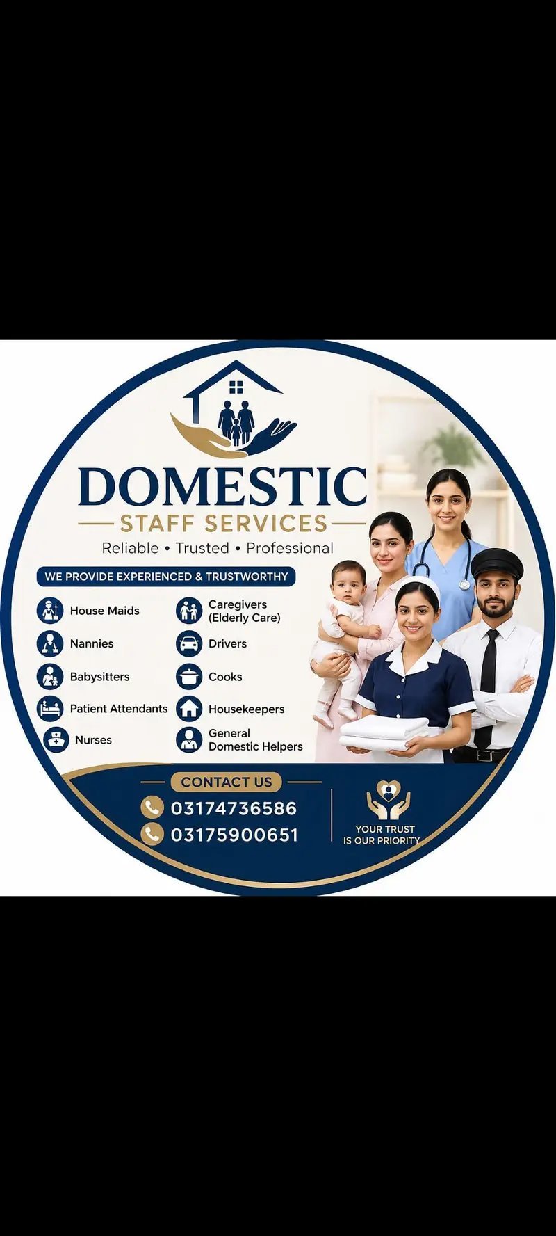 Provide Domestic Staff