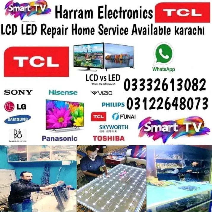 Lcd. Led Tv Repairing All Karachi Home Services Call. 03332613082.