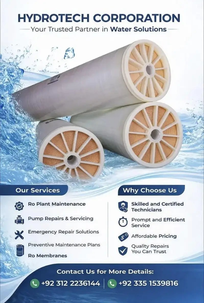 Expert Ro Plant Repair | Membrane & Pump Maintenance Services