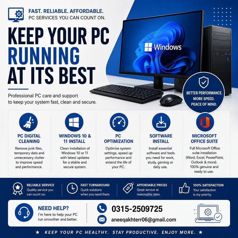 Windows Installation & Software Setup