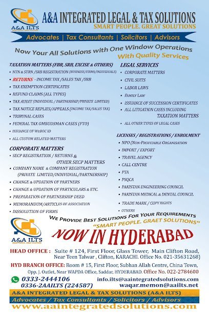 Ahmed'S Integrated Legal And Tax Solutions