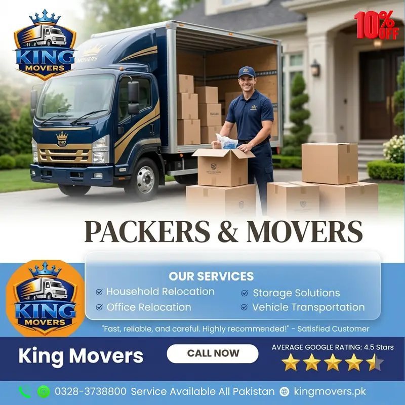 Packers And Movers, Pakistan, House Shifting Services, King Movers