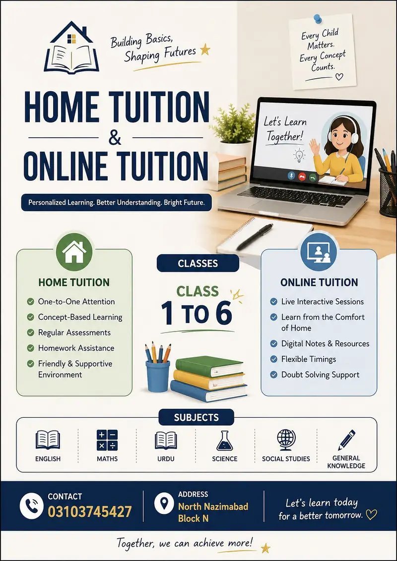 Online And Home Tuition