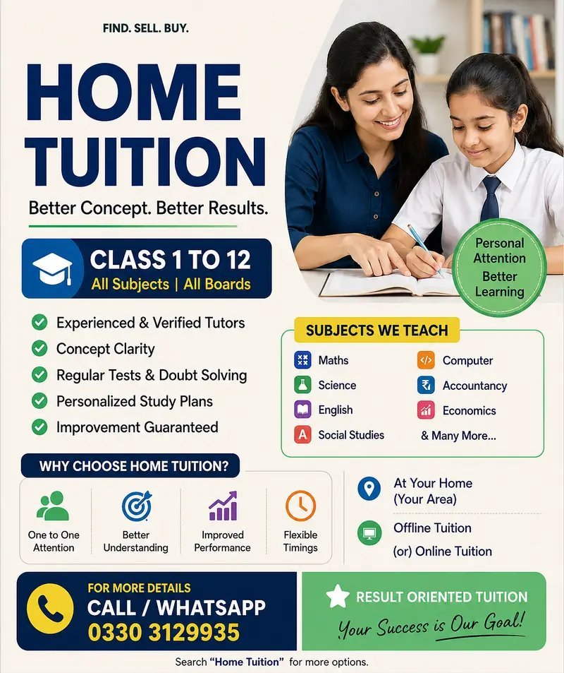 Home Tuitions (Online & Remote)