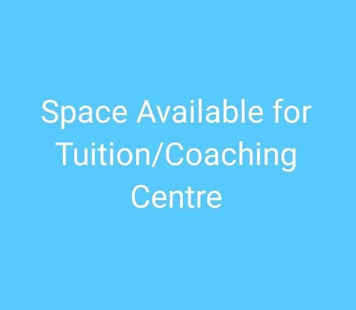 Space Available For Tuition/Coaching Centre