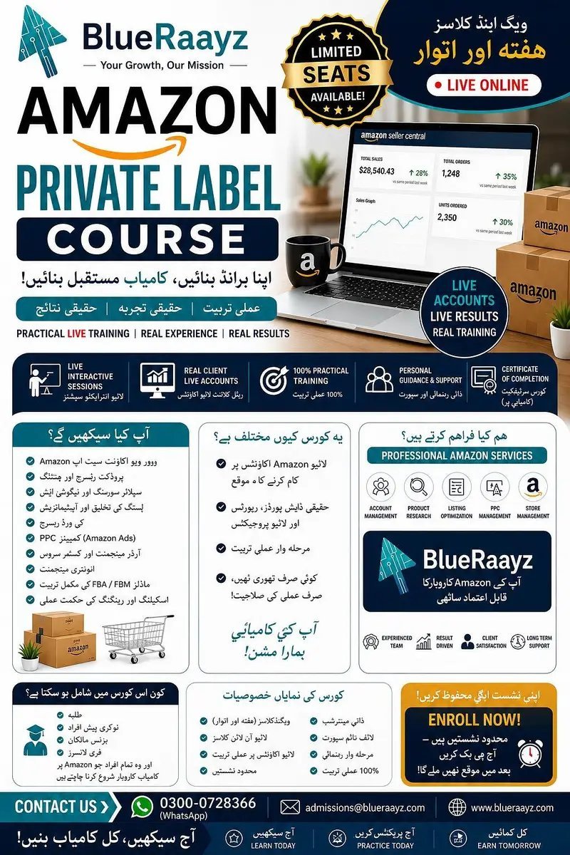 Amazon Private Label E-Commerce Course