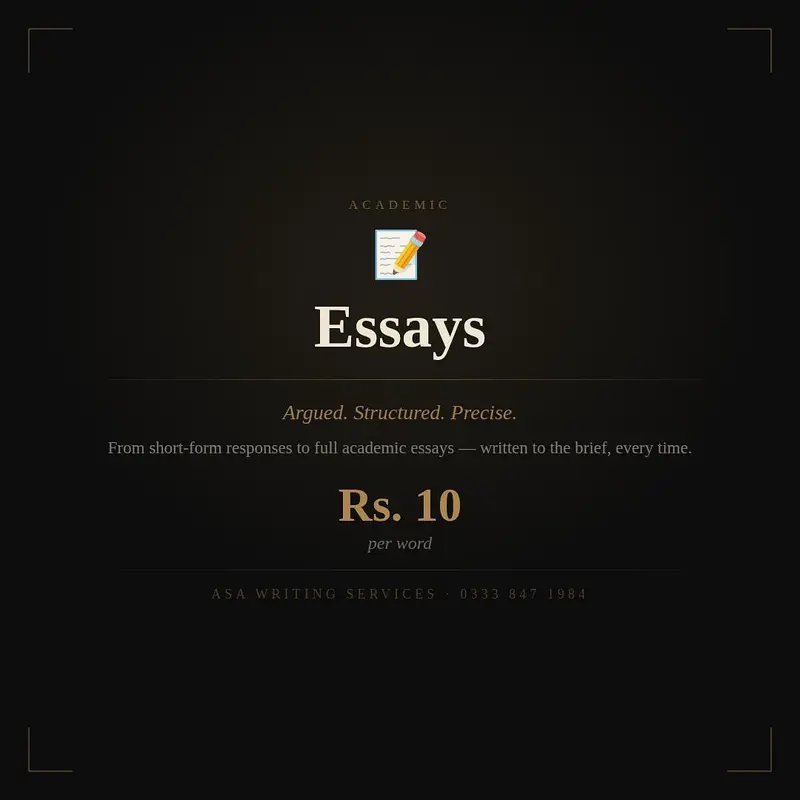 Asa Writing Services