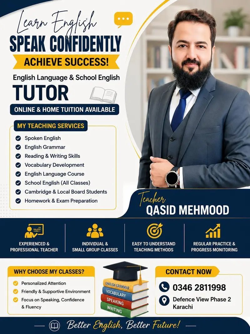 English Language & School English Tutor