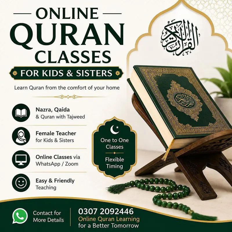 Online Quran Teacher For Kids And Girls