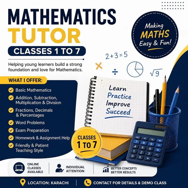 Experienced Mathematics Tutor
