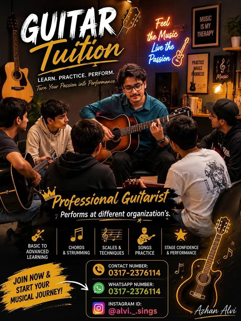 Beginner To Professional Level Guitarist Academy