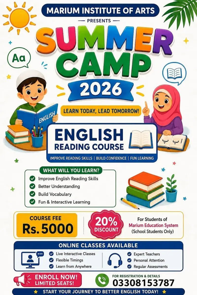 Urdu & English Reading And Writing Classes