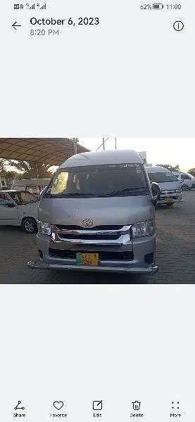 Hiace Grand Cabin Rent Booking Services