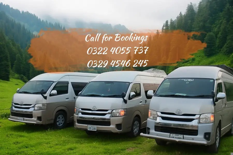 Rent A Car - Toyota Hiace Grand Cabin Hiroof Van For Rent In Lahore
