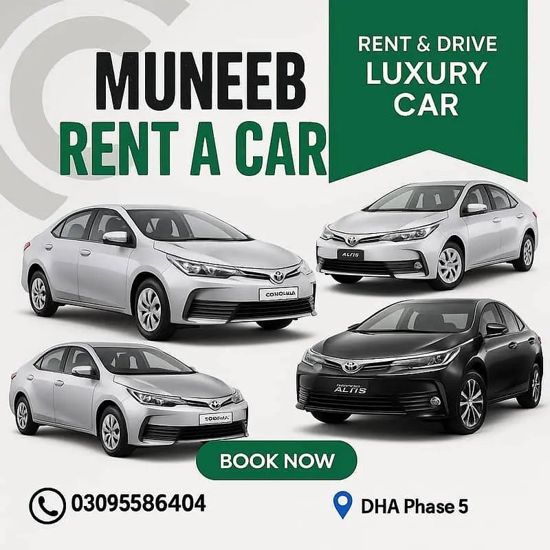 Rental Service/ Rent Booking For Wedding,Tours,Events/ Self Rent A Car