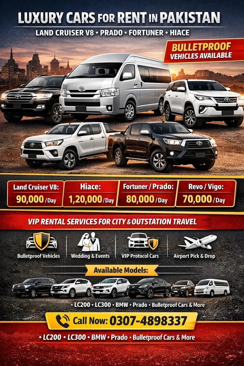 Bulletproof & Luxury Car Rental Service