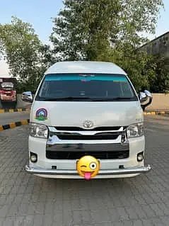 Rent A Toyota Hiace Grand Cabin Van