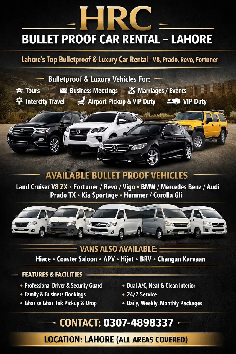 Bulletproof & Luxury Cars For Rent