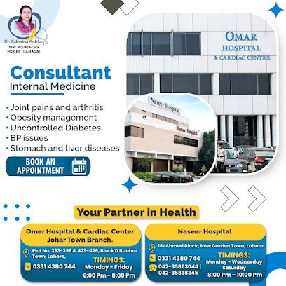 Asst. Prof. Dr. Fahmina Ashfaq - Naseer Hospital