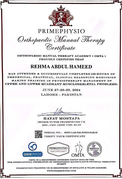 Dr Rehma Hameed