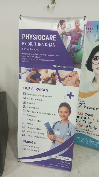 Physiocare By Dr Tuba Khan | Physiotherapist In Lahore | Female Physiotherapist In Askari X