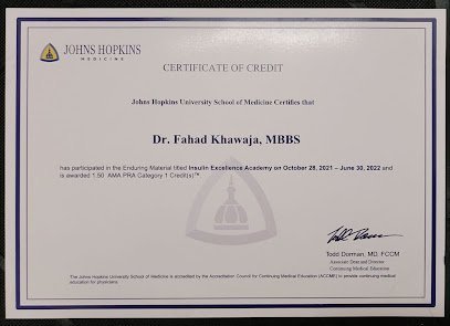 Dr Fahad Khawaja