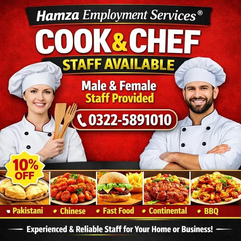 Chef Cook Helper