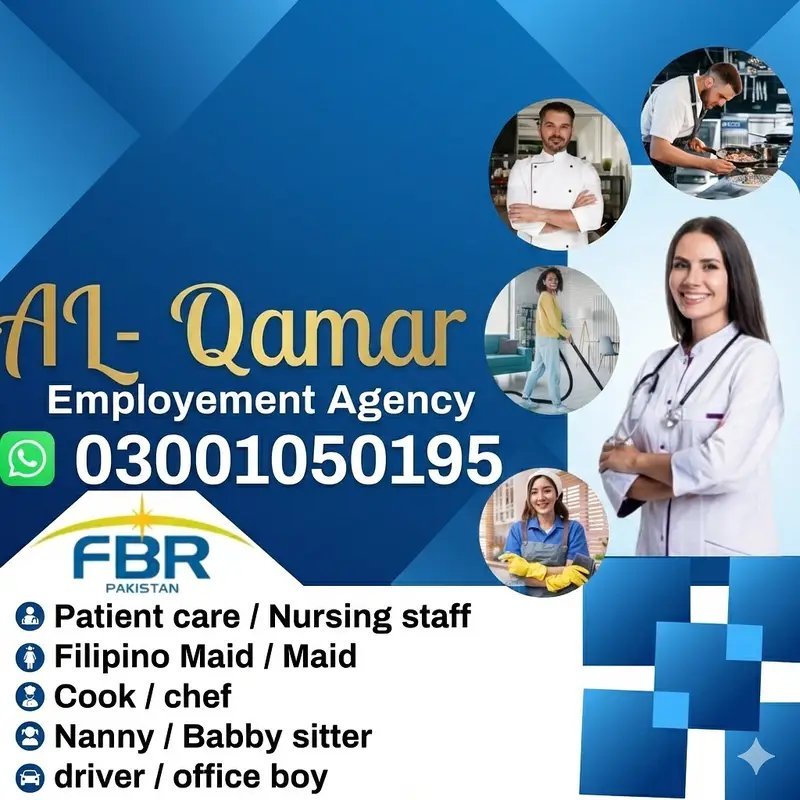 Maid/House Maids/Cook/Driver/Babysitter/Couple/Patient Care/Helper